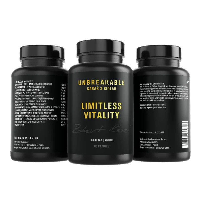 Home limitless vitality 60 caps