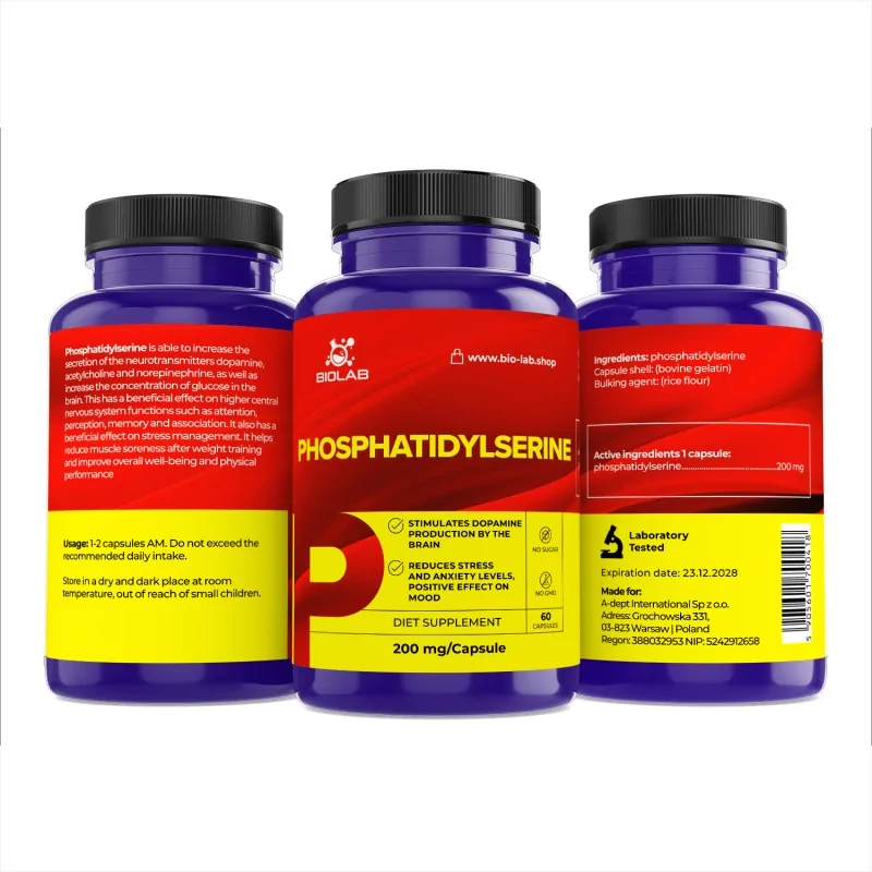 Home phosphatidylserine 200mg 60 caps